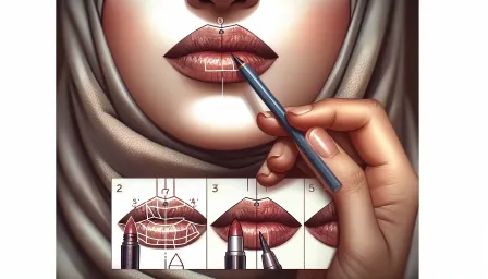 Photo: Mastering the Art of Using Lip Liner for Shaping Cupids Bow