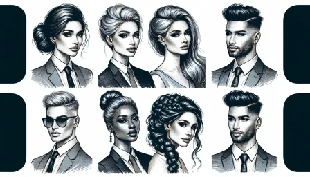 Photo: Elegant Grey Hairdos for Work or Office