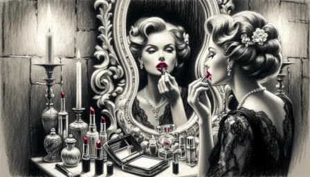 Photo: Red Lipstick for Classic Elegance: Timeless Beauty Tips