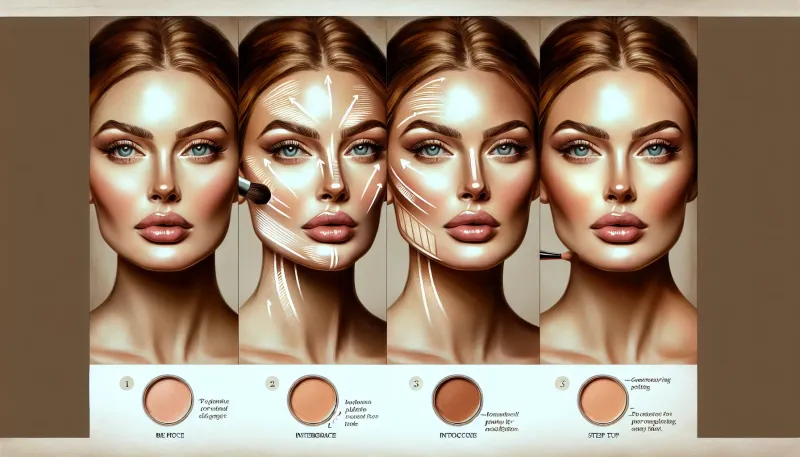 Photo: Master the Art of Contour for Square Face Shapes: A Step-by-Step Guide