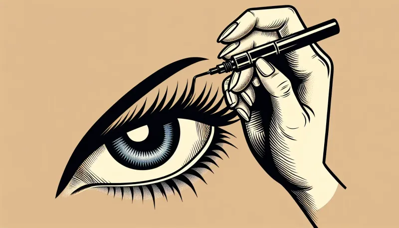 Photo: Master the Art of Precision with Liquid Eyeliner for Precise Lines