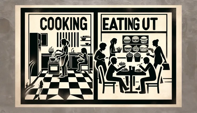 Photo: Cooking at Home vs Eating Out: Which is Healthier and More Affordable?
