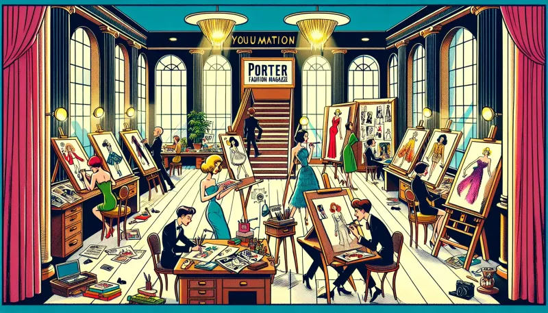 Photo: Inside the World of Porter Fashion Magazine: Trends and Insights
