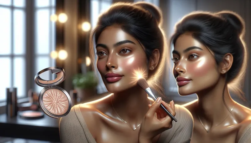 Photo: Enhance Your Glow: Subtle Highlighter for a Natural Radiance