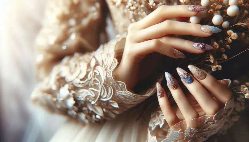 Photo: Stunning Natural Nail Ideas for Your Dream Wedding