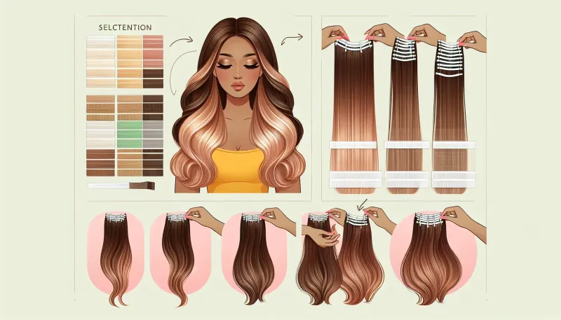 Photo: Ultimate Guide to Tape-in Hair Extensions for Volume: Transform Your Look Today