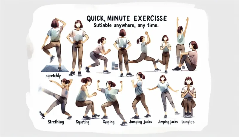 Photo: Minute Quick Exercise Routine for Busy Schedules: Stay Fit Anytime