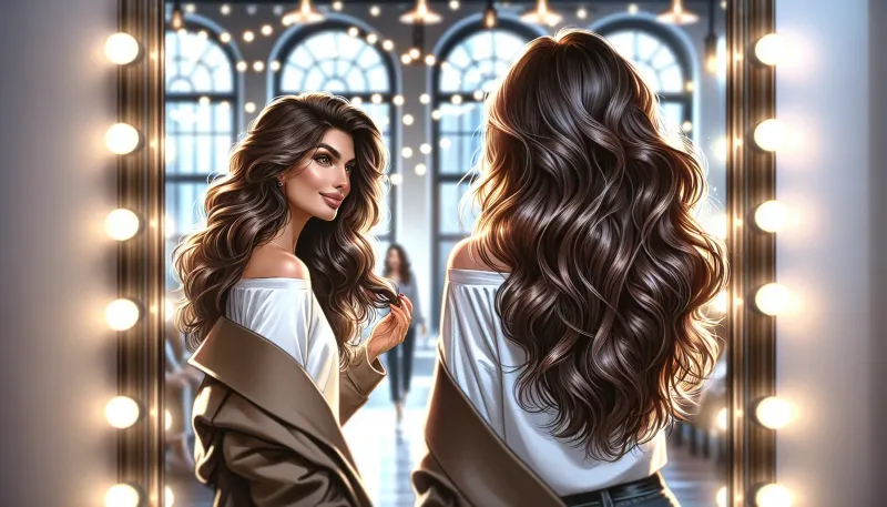 Photo: Transform Your Style: Brunette Hair Inspiration for Natural Looks