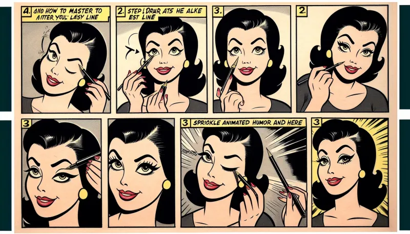 Photo: Master the Art of Winged Eyeliner: Step-by-Step Makeup Tutorial