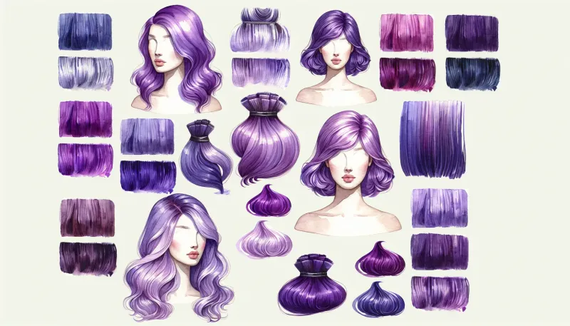 Photo: Top 10 Purple Hair Color Options: Find Your Perfect Shade Today