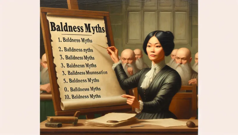 Photo: Top 10 Baldness Myths Debunked: What You Need to Know